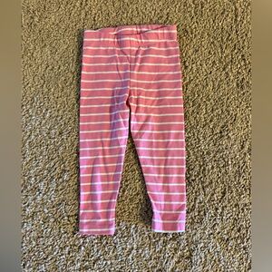 Garanimals Pink and White Striped Leggings